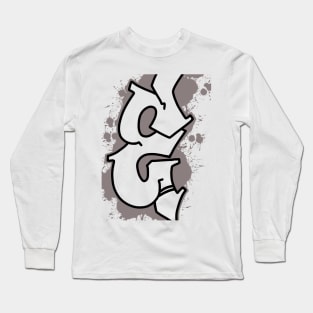 Graffiti style E Long Sleeve T-Shirt